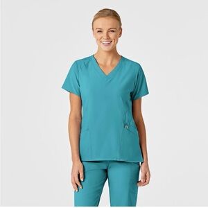 Wink Women’s Teal Scrub Top